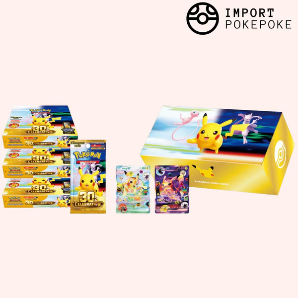 Long Card Box Set — 30th Celebration Pokémon TCG — Special 30th Anniversary Edition 1 Long Card Box Set — 30th Celebration Pokémon TCG — Special 30th Anniversary Edition 1