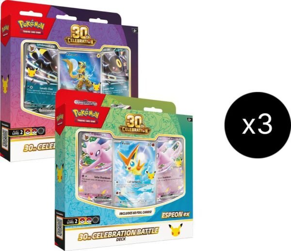 Pokémon TCG 30th Celebration Battle Deck Case Pokémon TCG 30th Celebration Battle Deck Case