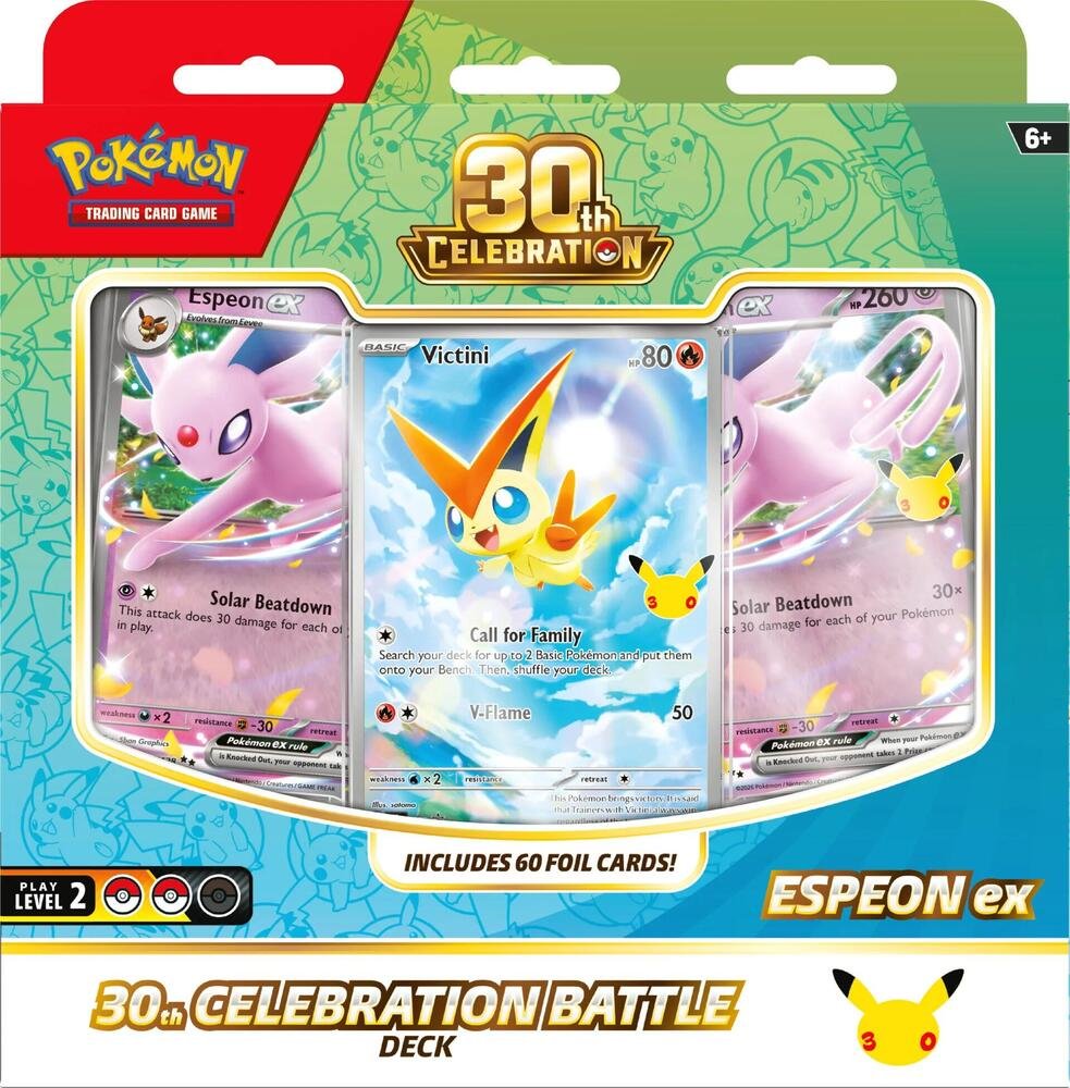 Pokémon TCG: 30th Celebration Battle Deck [Espeon ex]