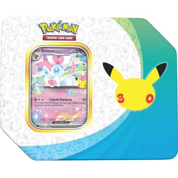 Pokémon TCG 30th Celebration Booster Tin (5 Packs) Pokémon TCG 30th Celebration Booster Tin (5 Packs)