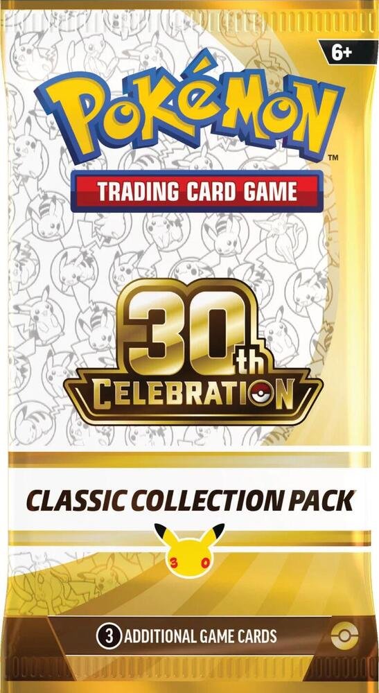 Pokémon TCG 30th Celebration Classic Collection Pack Pokémon TCG 30th Celebration Classic Collection Pack