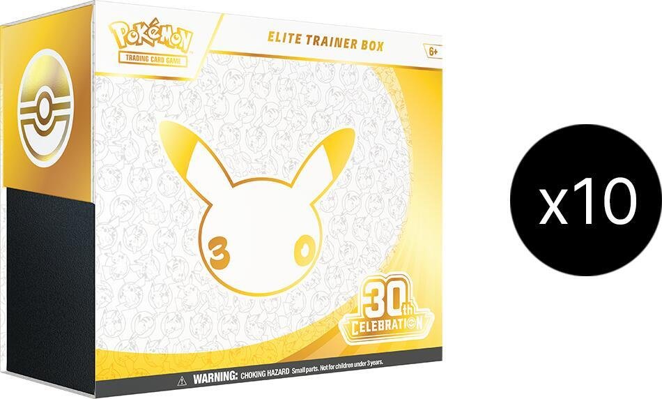 Pokémon TCG: 30th Celebration Elite Trainer Box Case