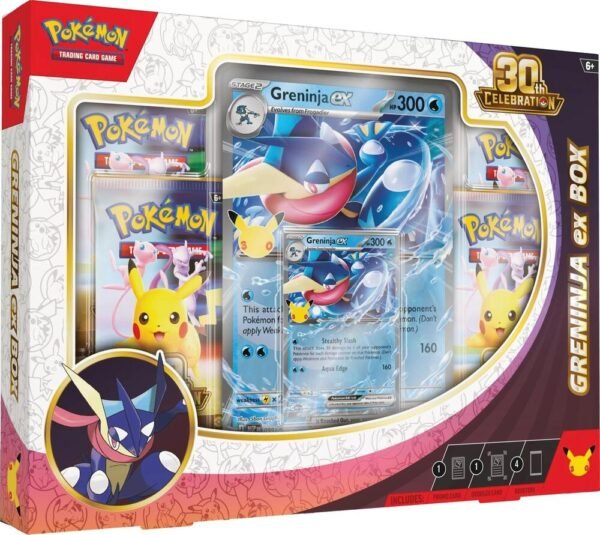 Pokémon TCG 30th Celebration Greninja ex Box