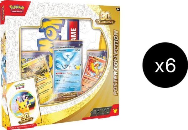 Pokémon TCG 30th Celebration Poster Collection Case