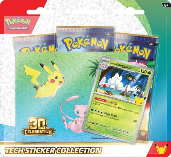 Pokémon TCG 30th Celebration Tech Sticker Collection [Alolan Exeggutor]
