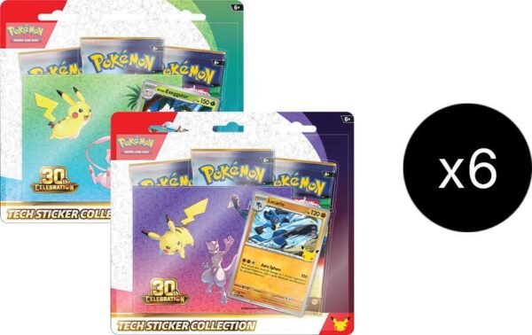 Pokémon TCG 30th Celebration Tech Sticker Collection Case