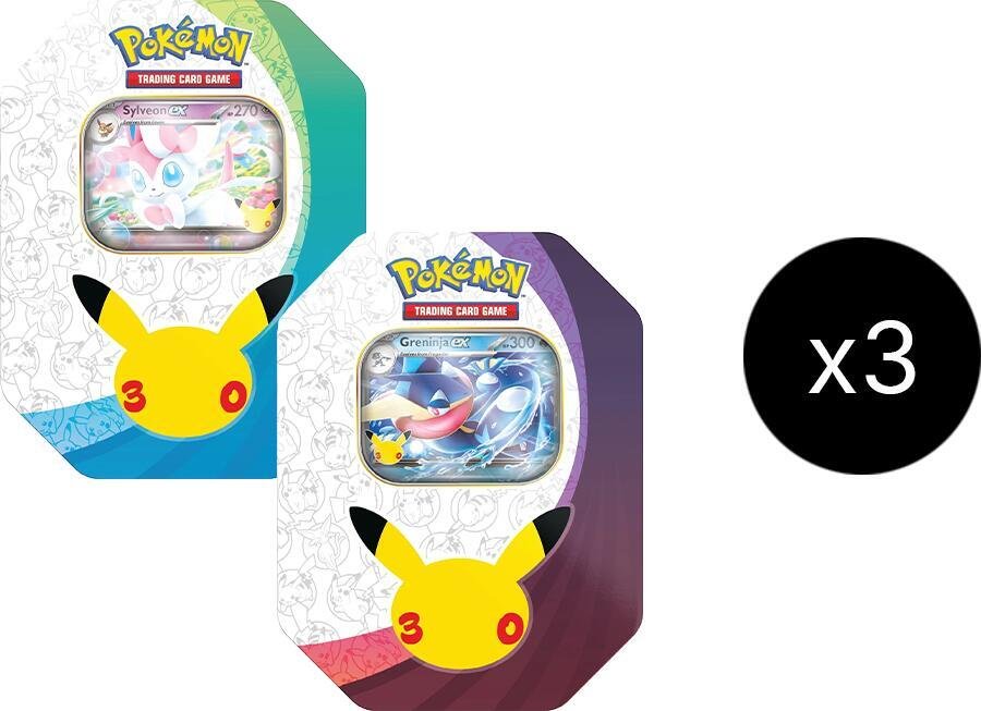 Pokémon TCG: 30th Celebration ex Tin Case