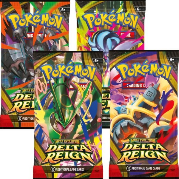 Pokémon TCG Delta Reign Booster Pack Art Bundle [Set of 4]