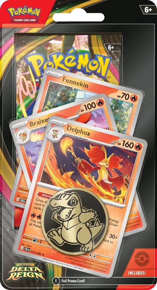 Pokémon TCG Delta Reign Premium Checklane Blister [Delphox Line]