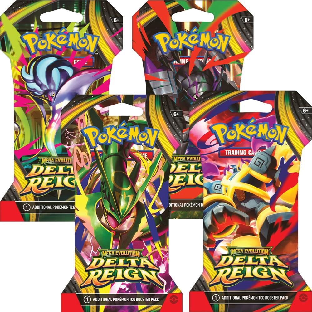 Pokémon TCG: Delta Reign Sleeved Booster Pack Art Bundle [Set of 4]